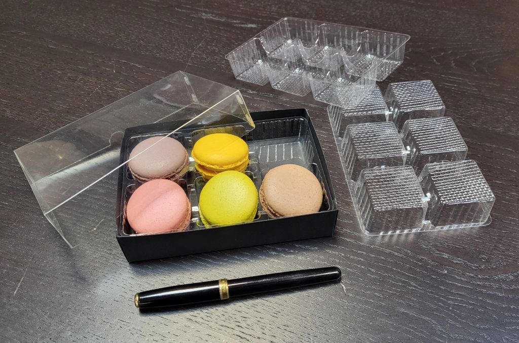 Cutie M227+228 cu chesa plastic 6macarons M4205-3